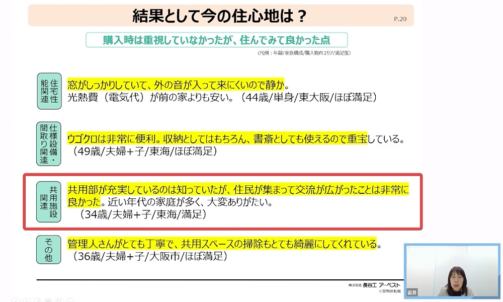 ネット上には転がっていない、リアルで最新の生の声を大切に。We LOVE マンションライフ オンラインイベント 関西マンション事情